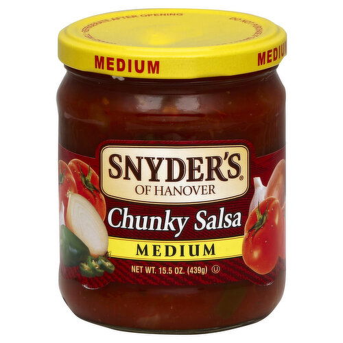 Snyders Salsa, Chunky, Medium