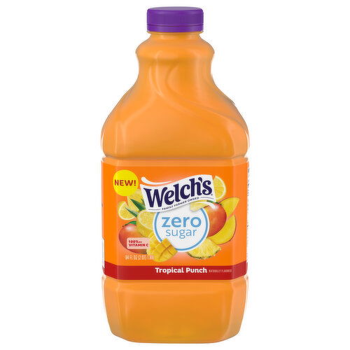 Welch's Drink, Zero Sugar, Tropical Punch