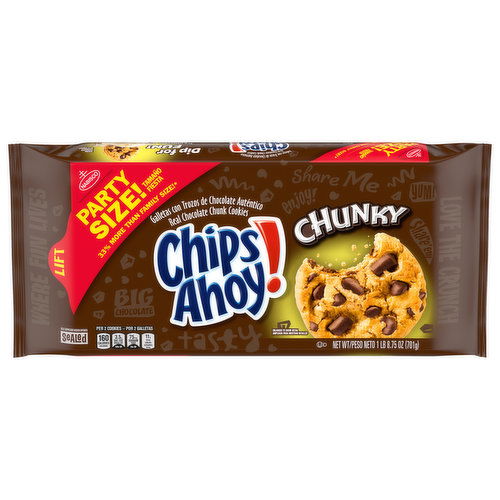 CHIPS AHOY! Chunky Chocolate Chunk Cookies, Party Size