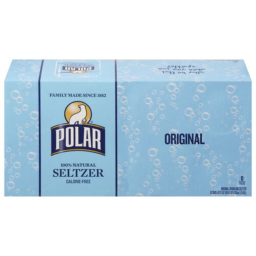 Polar Sparkling Water, Calorie-Free, Original