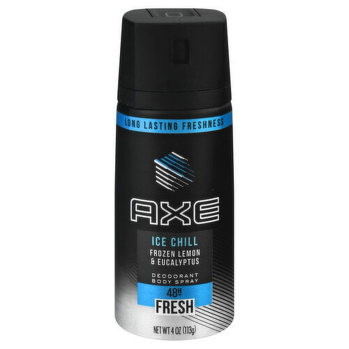 AXE Deodorant Body Spray, 48H Fresh, Ice Chill