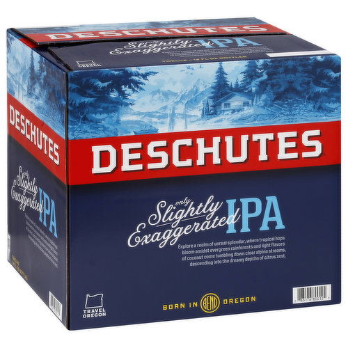 Deschutes Beer, India Pale Ale, Only Slightly Exaggerated
