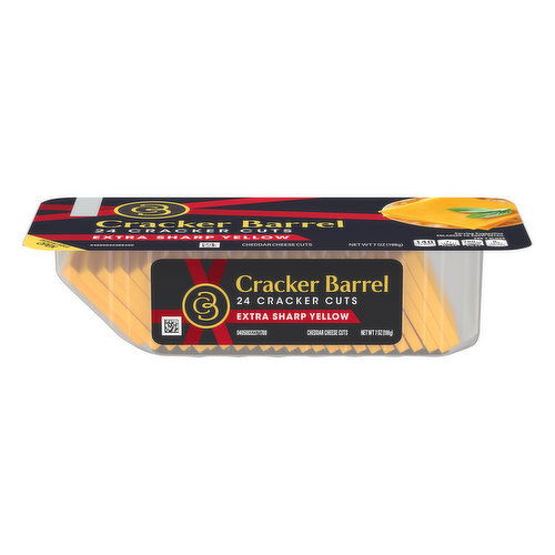 Cracker Barrel Extra Sharp Cheddar Cheese Cracker Cuts