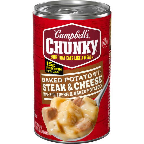 Campbell's® Chunky® Chunky® Soup, Baked Potato with Steak and Cheese Soup