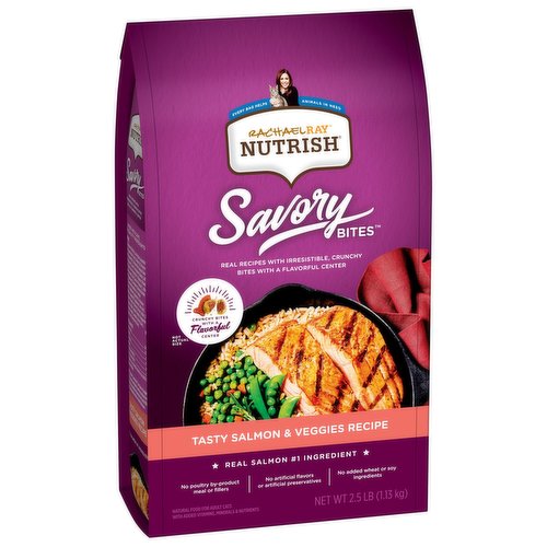 Rachael Ray Salmon Nutrish Savory Bites Cat Food