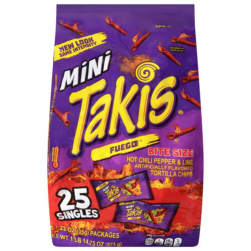 Takis Extreme Fuego Tortilla Chips Mini