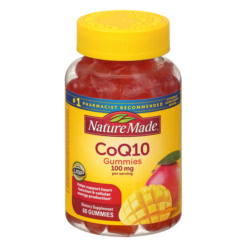 Nature Made CoQ10, 100 mg, Gummies, Mango