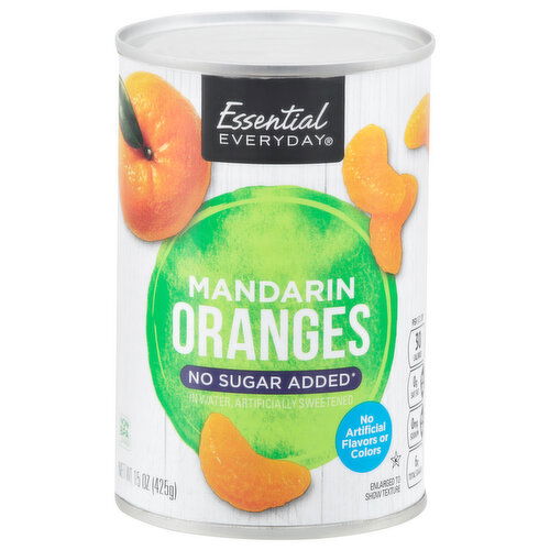 Essential Everyday Oranges, Mandarin, No Sugar Added