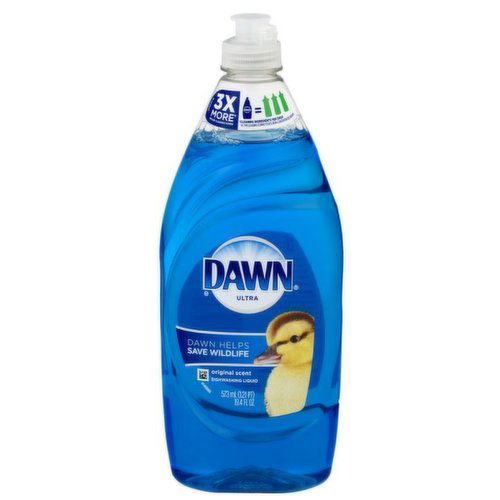 Dawn Ultra Antibacterial Liquid Dish Soap Original