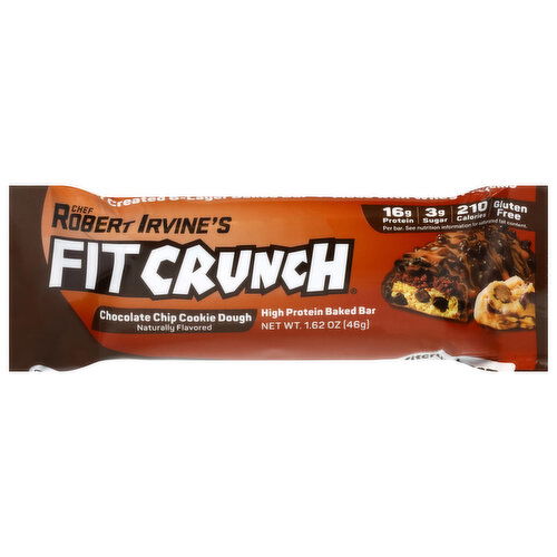 FitCrunch High Protein Chocolate Chip Cookie Dough Baked Bar
