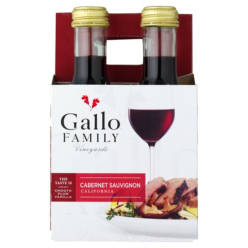 Gallo Family Vineyards Cabernet Sauvignon Red Wine 200ml 4pk