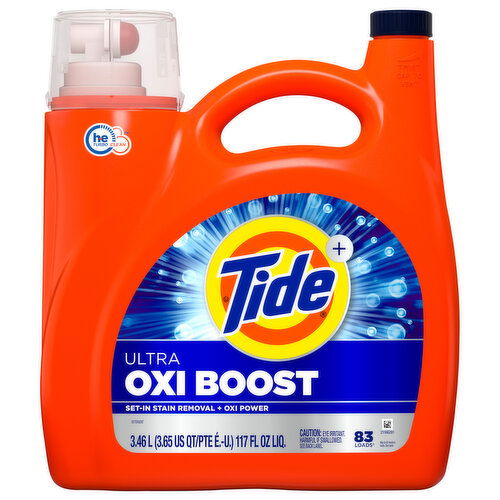 Tide + Ultra Oxi Boost Detergent