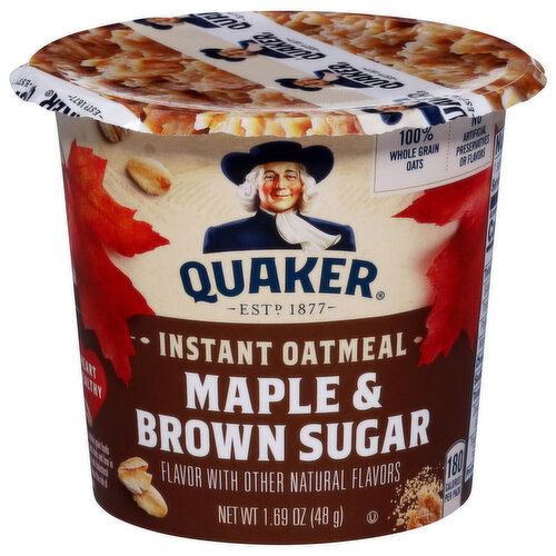 Quaker Oats Maple & Brown Sugar Instant Oatmeal