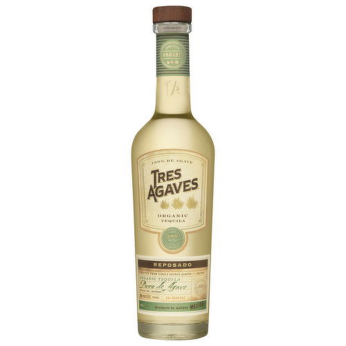 Tres Agaves Tequila, Organic, Reposado