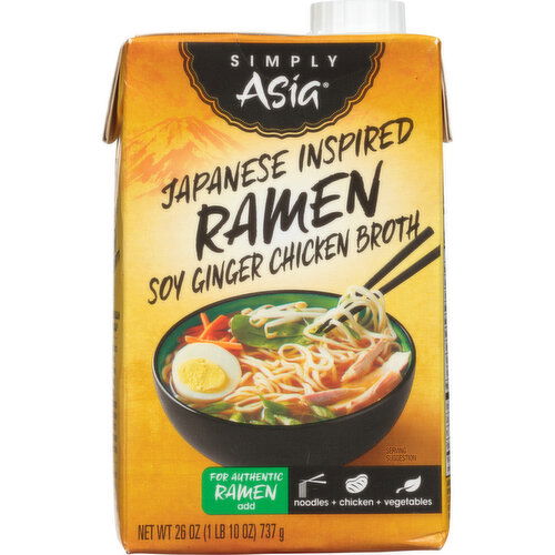 Simply Asia Japanese Inspired Ramen Soy Ginger Chicken Broth