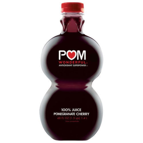 POM Wonderful Antioxidant Superpower 100% Juice, Pomegranate Cherry