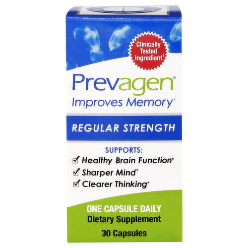 Prevagen Improves Memory, Regular Strength, Capsules