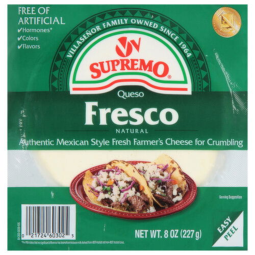 Supremo Cheese, Queso, Fresco