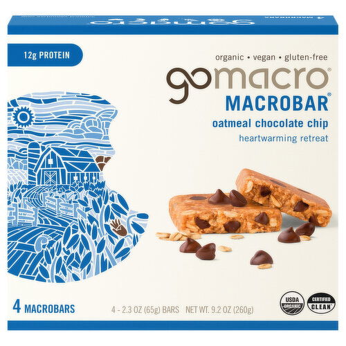 GoMacro Oatmeal Chocolate Chip MacroBar