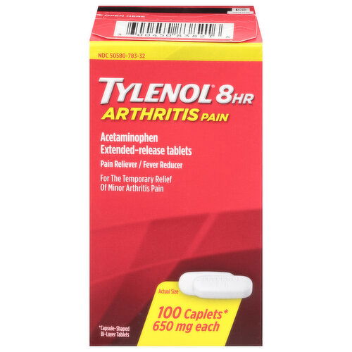 Tylenol 8HR Arthritis Pain, 650 mg, Caplets