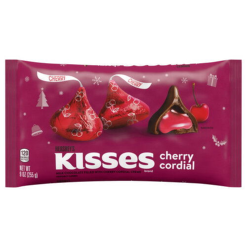 Hershey's Kisses Milk Chocolate, Cherry Cordial