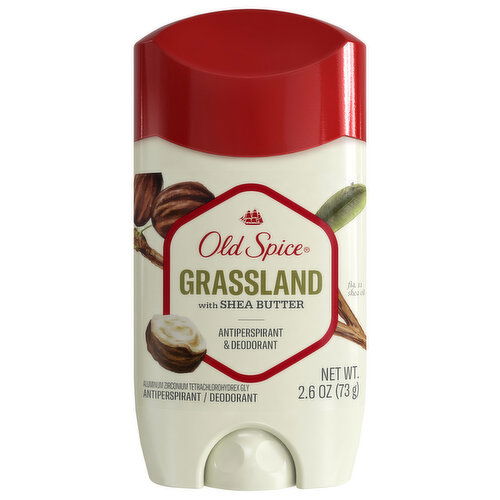 Old Spice Antiperspirant & Deodorant, Grassland with Shea Butter