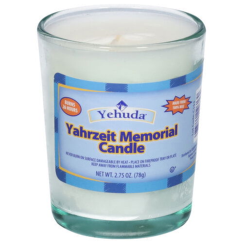 Yehuda Candle, Yahrzeit Memorial