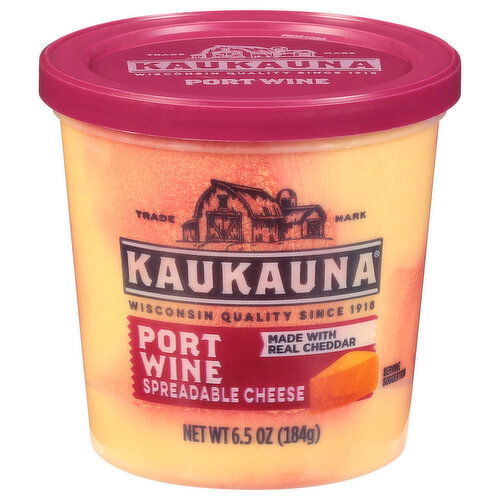 Kaukauna Spreadable Cheese, Port Wine