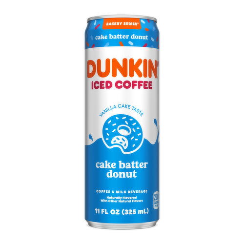 Dunkin' Cake Batter Donut Iced Coffee