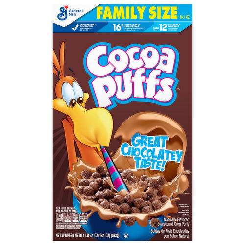 Cocoa Puffs Corn Puffs Family Size