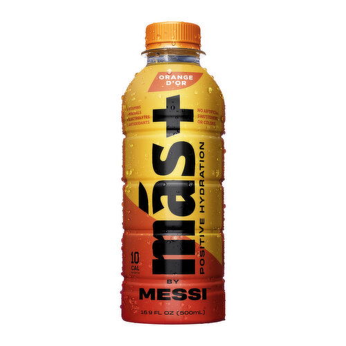 Mas+ by Messi Hydration Beverage, Orange d'Or