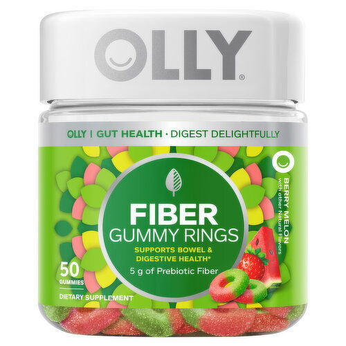 Olly Fiber, Berry Melon, Gummies