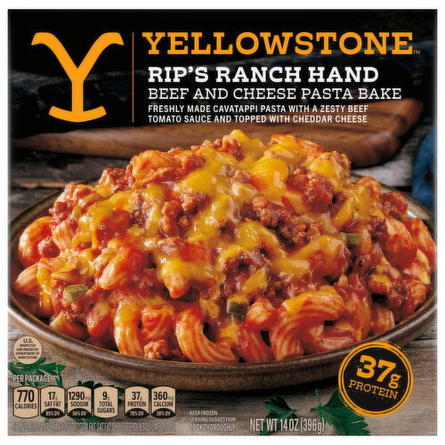 Yellowstone Rip's Ranch Hand Beef and Cheese Pasta Bake