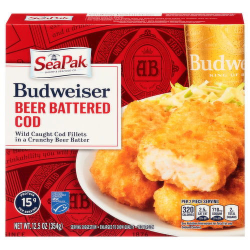 SeaPak Budweiser Beer Battered Cod