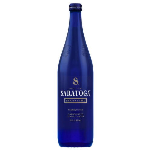 Saratoga Spring Water, Carbonated, Sparkling