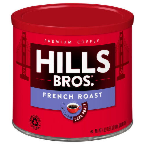 Hills Bros. Ground Dark Roast French Roast Coffee