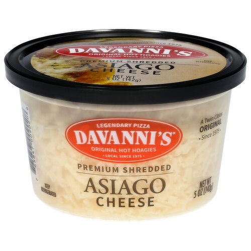 Davanni's Premium Asiago Shredded Cheese