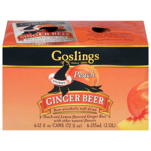 Goslings Ginger Beer, Peach