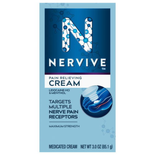 Nervive Medicated Cream, Maximum Strength