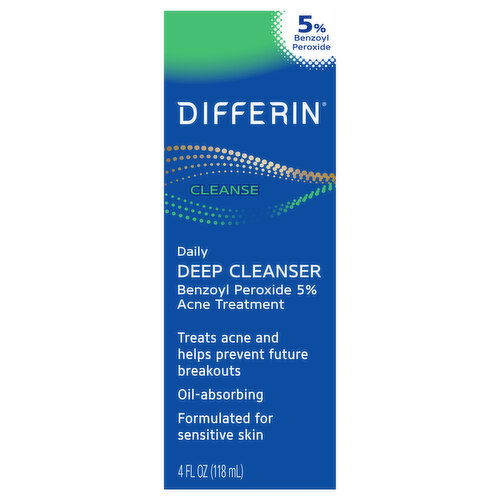 Differin Deep Cleanser, Daily, Cleanse