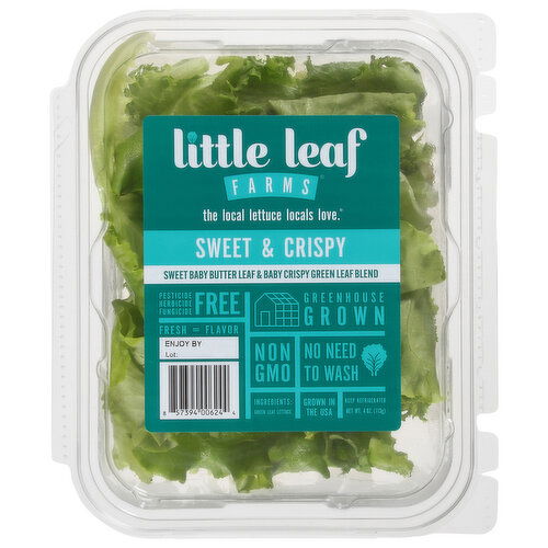 Little Leaf Farms Lettuce, Sweet & Crispy