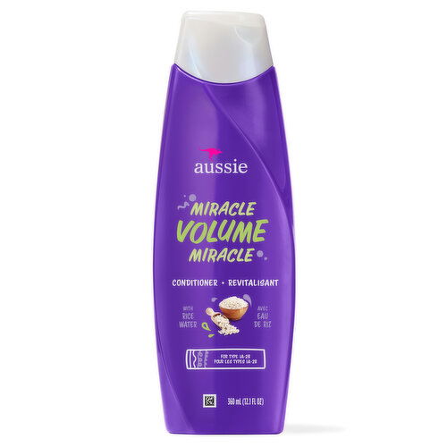 Aussie Aussie Miracle Volume Hair Conditioner, 12.1 fl oz, 360 ml