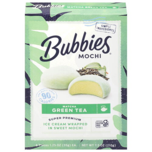 Bubbies Mochi, Matcha Green Tea