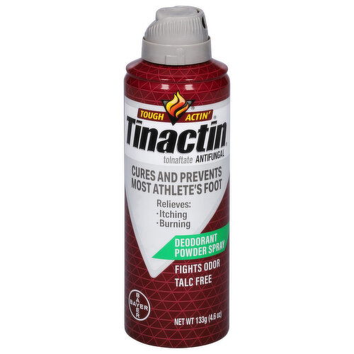 Tinactin Deodorant Powder Spray, Talc Free, Antifungal