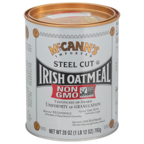 John McCann Oatmeal, Irish, Steel Cut