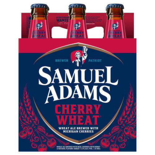 Samuel Adams Beer, Ale, Cherry Wheat