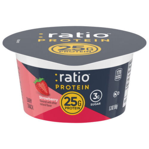 Ratio Protein Strawberry Dairy Snack