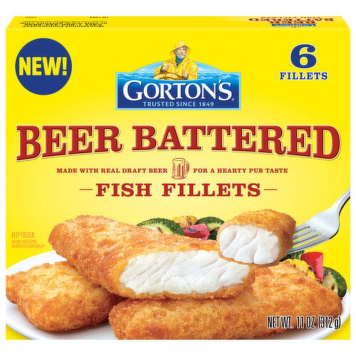 Gorton's Fish Fillets, Beer Battered
