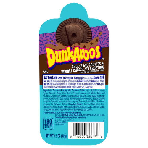 DunkAroos Chocolate Cookies & Double Chocolate Frosting