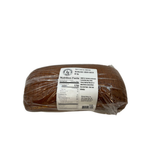 Midwest Bakery & Cafe 100% Whole Wheat Bread